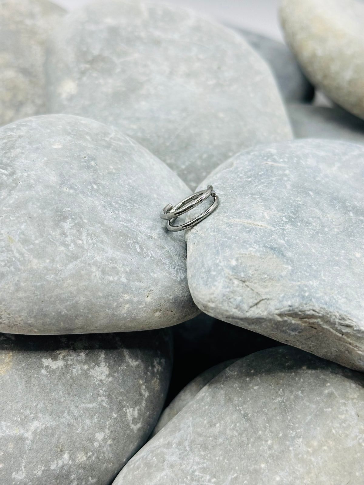 Double Titanium 10mm Hoop