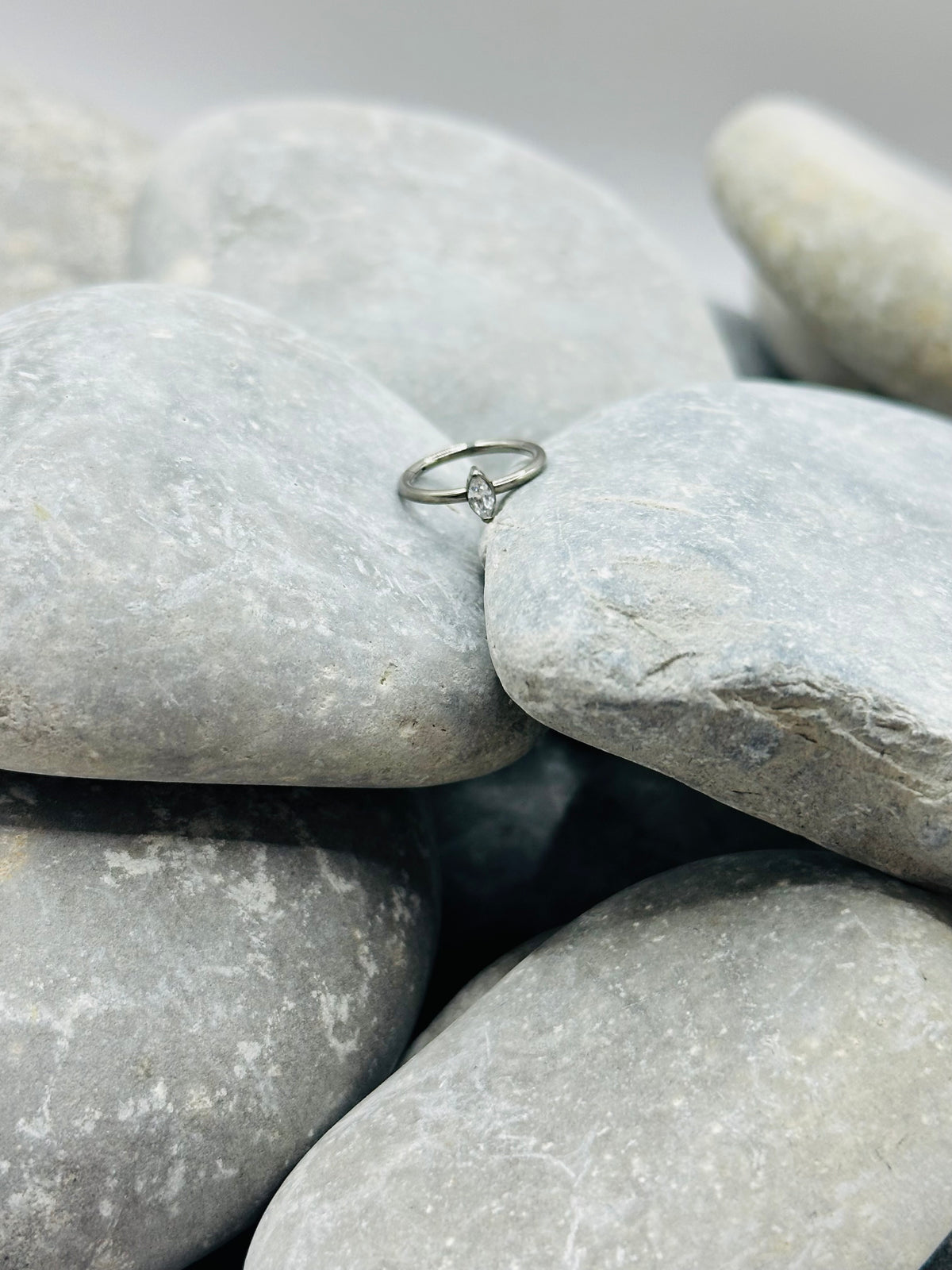 Titanium Marquise 10mm Clicker