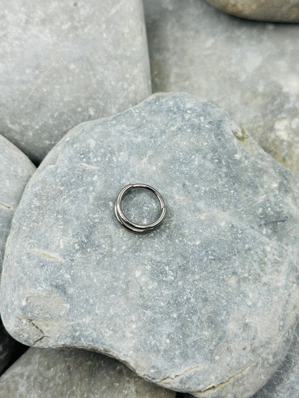 Double Titanium 10mm Hoop