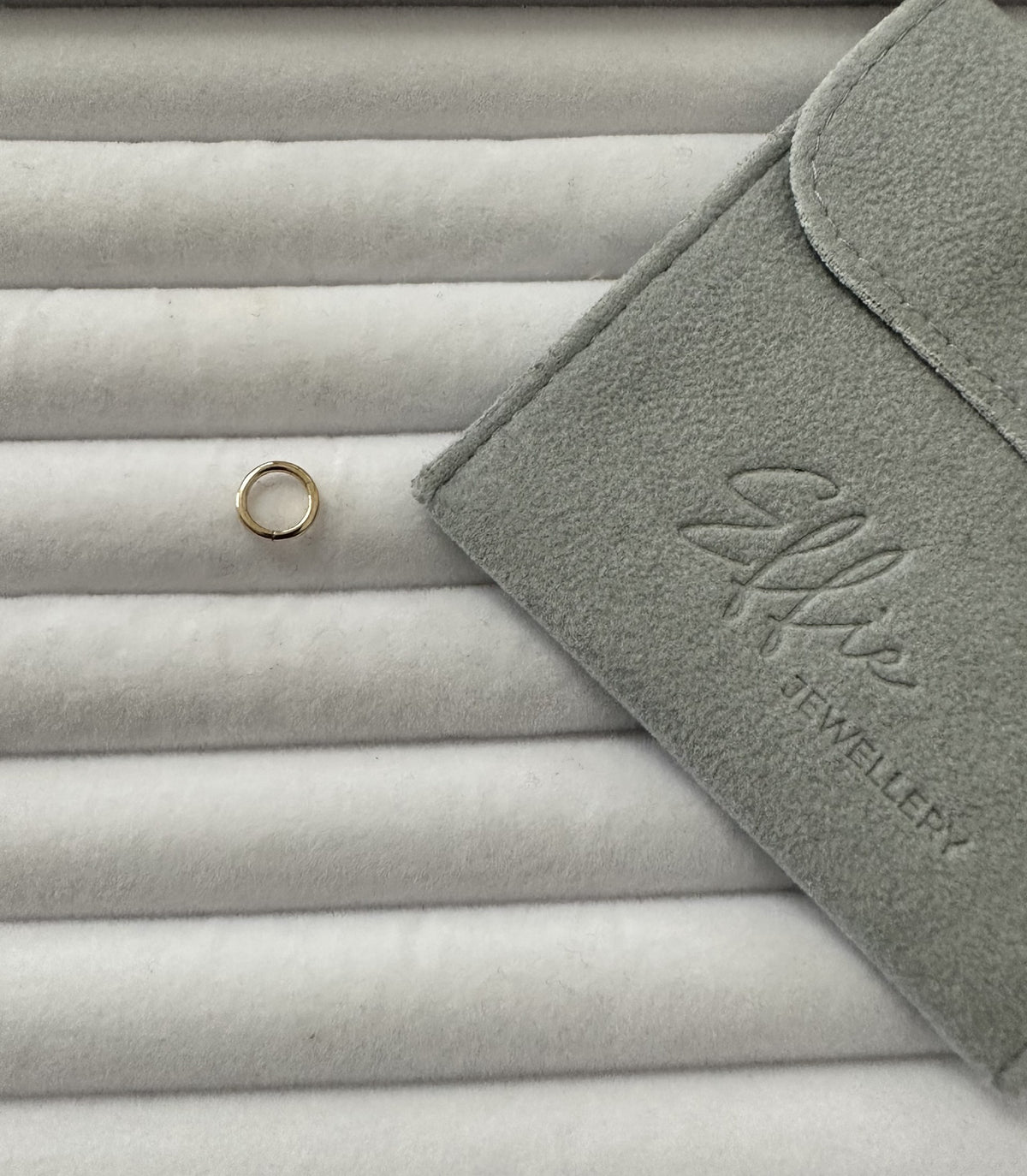 14k Yellow Gold Hinged 6mm Hoop